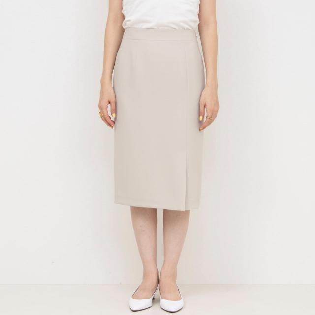 ノーリーズ（NOLLEY’S）/《セットアップ対応》撥水ダブルクロスサイドスリットスカート