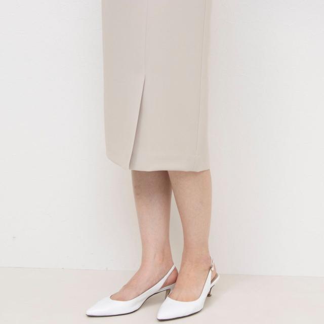 ノーリーズ（NOLLEY’S）/《セットアップ対応》撥水ダブルクロスサイドスリットスカート