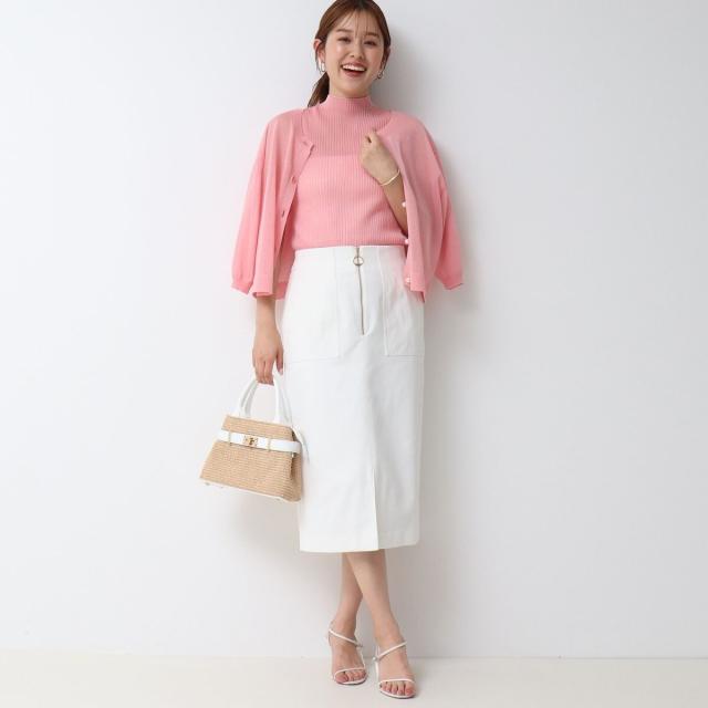 ノーリーズ（NOLLEY’S）/《手洗い可能》《アンサンブル対応》シアーリブノースリーブプルオーバーニット