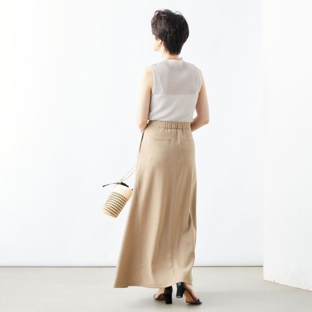 ノーリーズ（NOLLEY’S）/《手洗い可能》《アンサンブル対応》シアーリブノースリーブプルオーバーニット