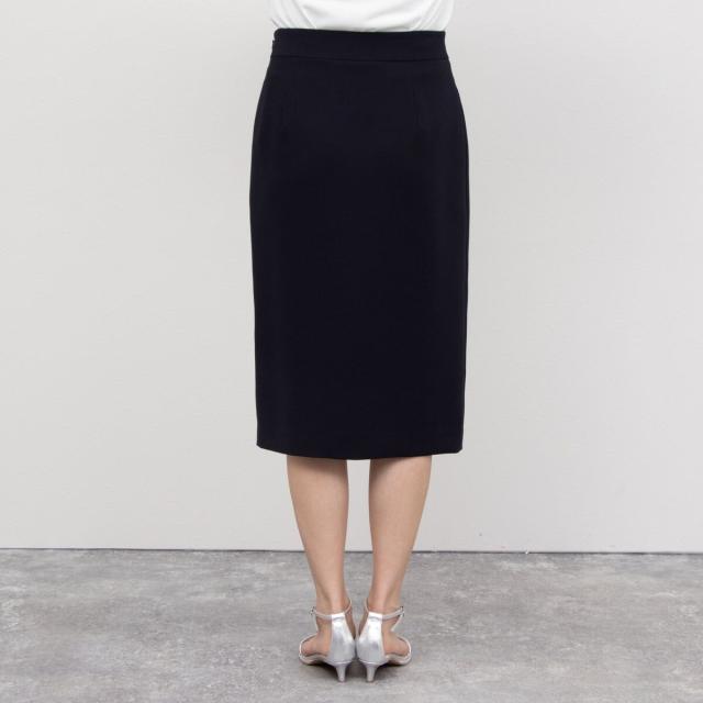 ノーリーズ（NOLLEY’S）/《セットアップ対応》ウォッシャブル撥水ダブルクロスサイドスリットスカート