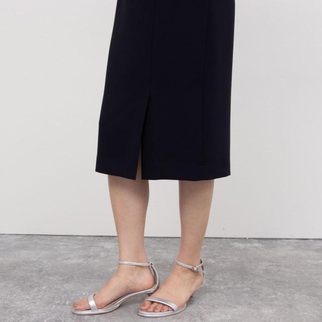 ノーリーズ（NOLLEY’S）/《セットアップ対応》ウォッシャブル撥水ダブルクロスサイドスリットスカート