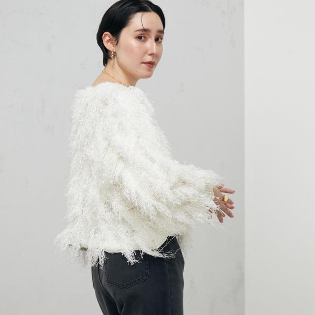 ノーリーズ（NOLLEY’S）/カットジャガードプルオーバーニット