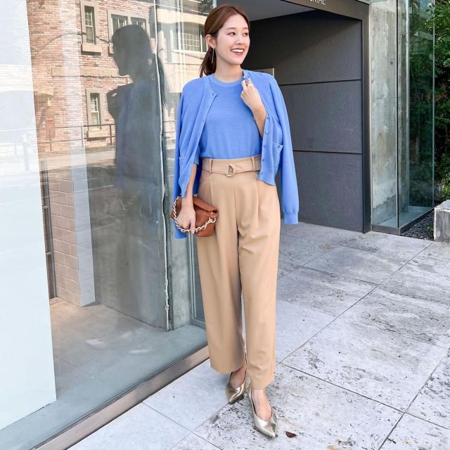 ノーリーズ（NOLLEY’S）/《手洗い可能》ESPOIR 16G片畦5分袖プルオーバーニット