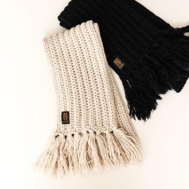 ノーリーズ（NOLLEY'S）/【BATONER/バトナー】FRINGE MUFFLER SHORT 18