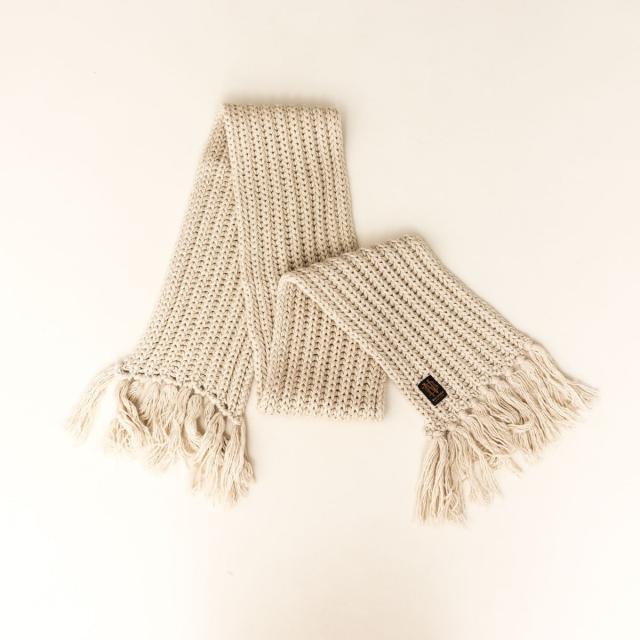 ノーリーズ（NOLLEY'S）/【BATONER/バトナー】FRINGE MUFFLER SHORT 18