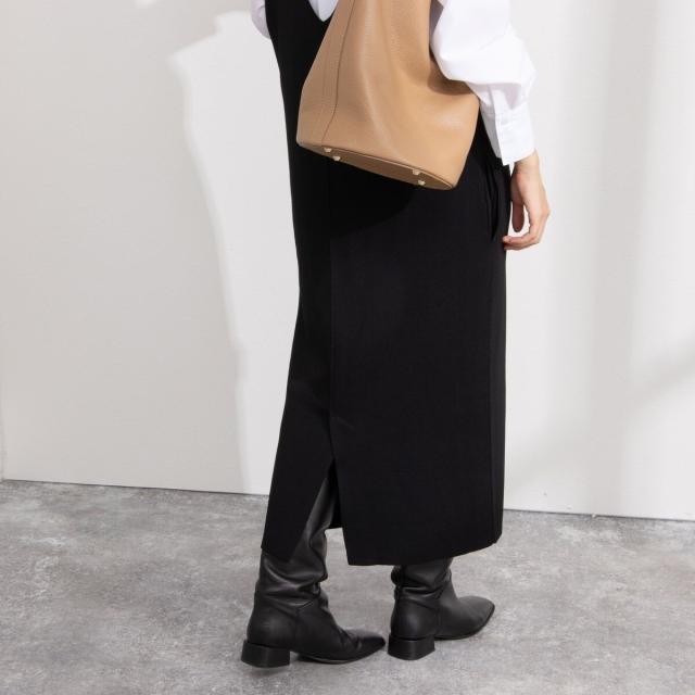 ノーリーズ（NOLLEY’S）/《手洗い可能》Vネックミラノリブジャンパースカート