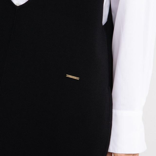 ノーリーズ（NOLLEY’S）/《手洗い可能》Vネックミラノリブジャンパースカート