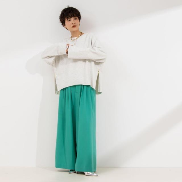 ノーリーズ（NOLLEY’S）/◇【WEB限定サイズあり】《セットアップ対応》ウォッシャブルMannishワイドパンツ
