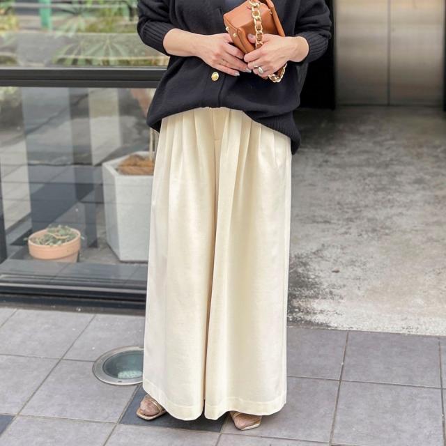 ノーリーズ（NOLLEY’S）/◇【WEB限定サイズあり】《セットアップ対応》ウォッシャブルMannishワイドパンツ