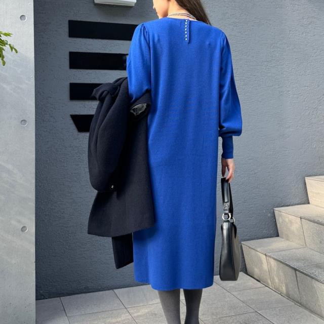 ノーリーズ（NOLLEY’S）/《手洗い可能》ミラノリブ袖ボリュームワンピースの通販は