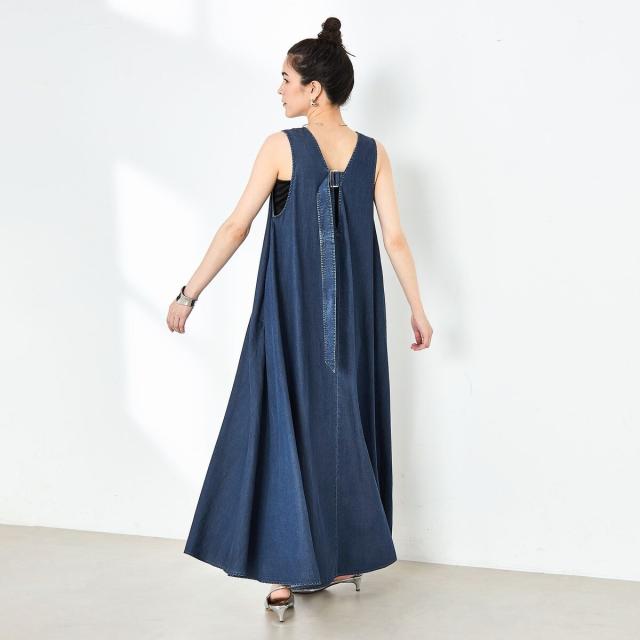 ノーリーズ（NOLLEY’S）/【RM denim】ロング丈テンセルデニムワンピースの通販は