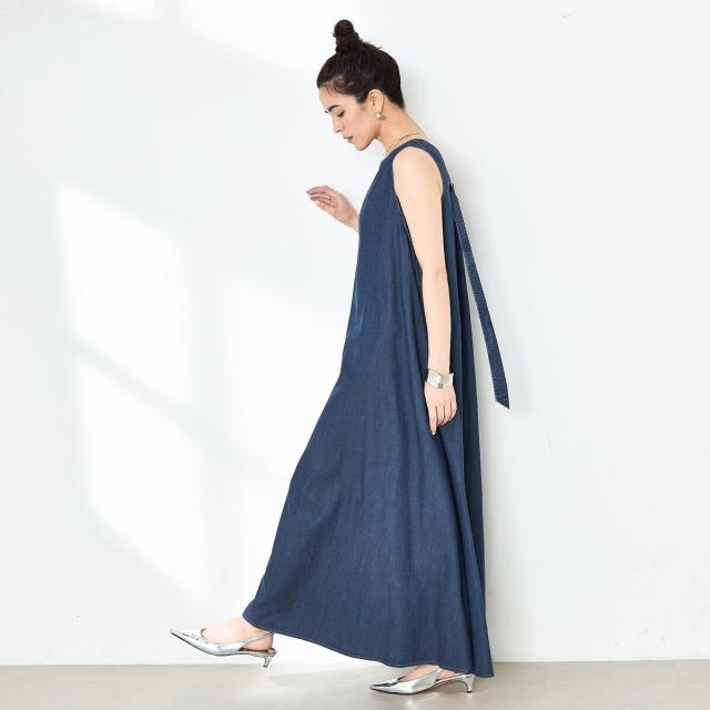 ノーリーズ（NOLLEY’S）/【RM denim】ロング丈テンセルデニムワンピースの通販は
