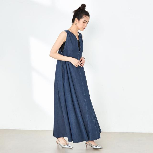 ノーリーズ（NOLLEY’S）/【RM denim】ロング丈テンセルデニムワンピースの通販は