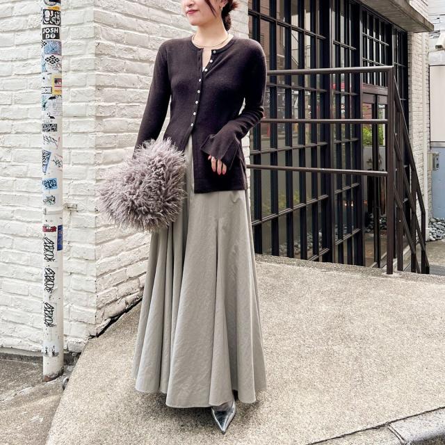 ノーリーズ（NOLLEY’S）/【追加】《オールシーズン対応》ウォッシャブルヴィンテージタフタマチ入りマキシスカートの通販は