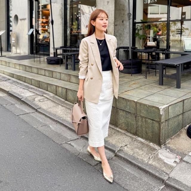 ノーリーズ 麻混ダブルジャケット NOLLEY'S（ノーリーズ）の「ウォッシャブル麻混ダブルジャケット