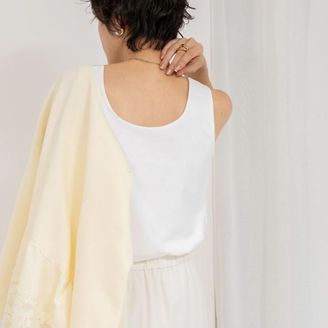 ノーリーズ（NOLLEY’S）/《手洗い可能》サテン×ベア天2WAYタンクトップ