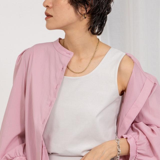 ノーリーズ（NOLLEY’S）/《手洗い可能》サテン×ベア天2WAYタンクトップ