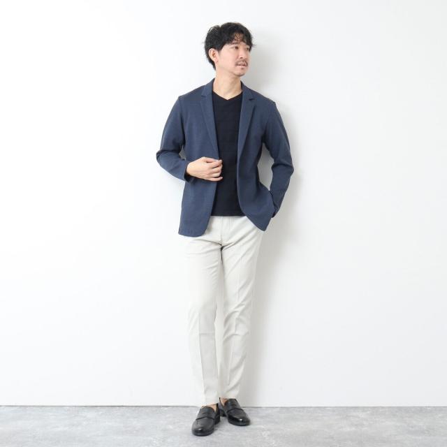 ノーリーズ（NOLLEY'S）/ハニカムジャガード テーラーカーディガン