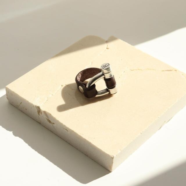 【NEW】ノーリーズ（NOLLEY’S）/【CXC /シーエックスシー】leather combi ringレザーコンビリングの通販は 14,300円