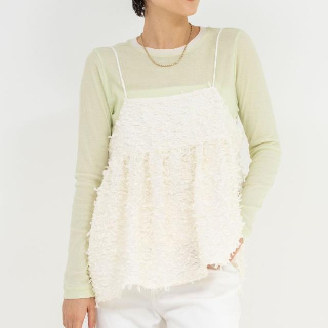 ノーリーズ（NOLLEY’S）/フェザーカラミキャミブラウスの通販は