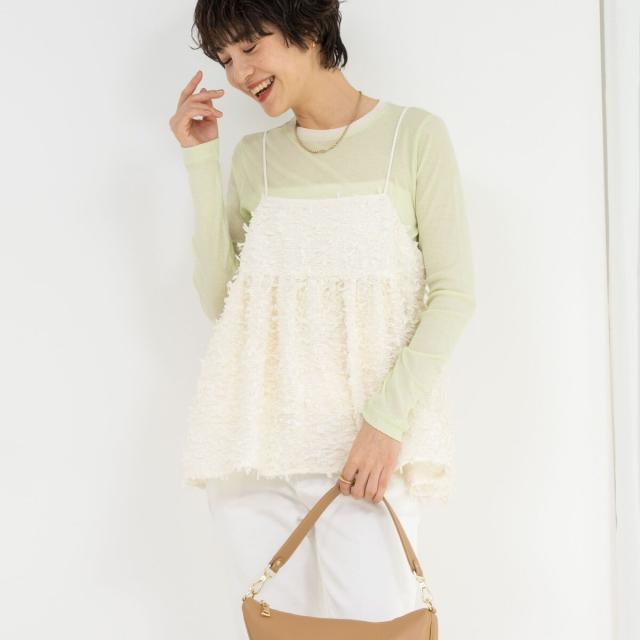 ノーリーズ（NOLLEY’S）/フェザーカラミキャミブラウスの通販は