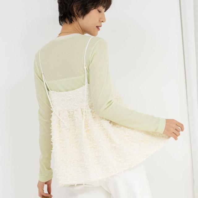 ノーリーズ（NOLLEY’S）/フェザーカラミキャミブラウスの通販は