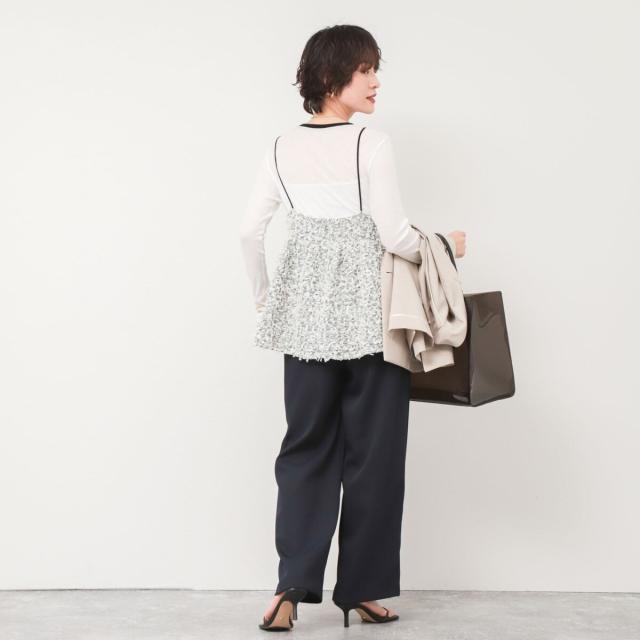 ノーリーズ（NOLLEY’S）/フェザーカラミキャミブラウスの通販は