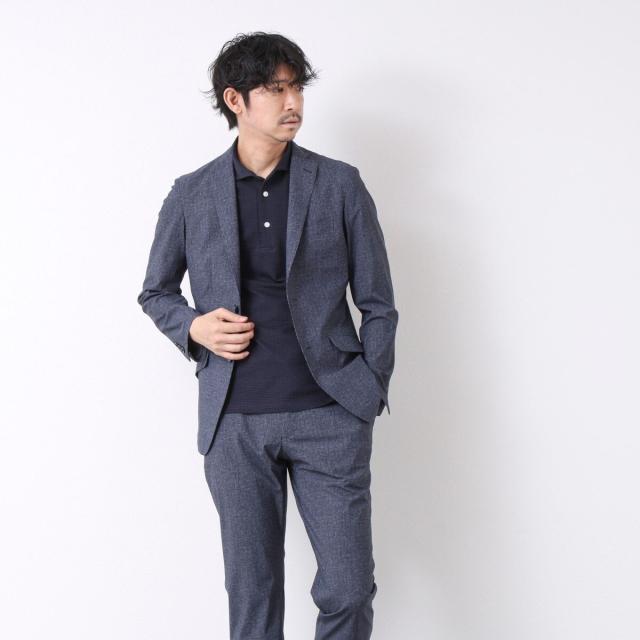 ジャケット セットアップ対応 接触冷感4WAYストレッチジャケット ノーリーズ ビジカジ/セットアップ対応》接触冷感4WAYストレッチジャケット