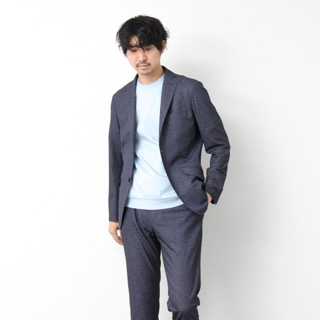 ノーリーズ（NOLLEY’S）/《ビジカジ/セットアップ対応》ドットサッカーストレッチパンツ 25SS