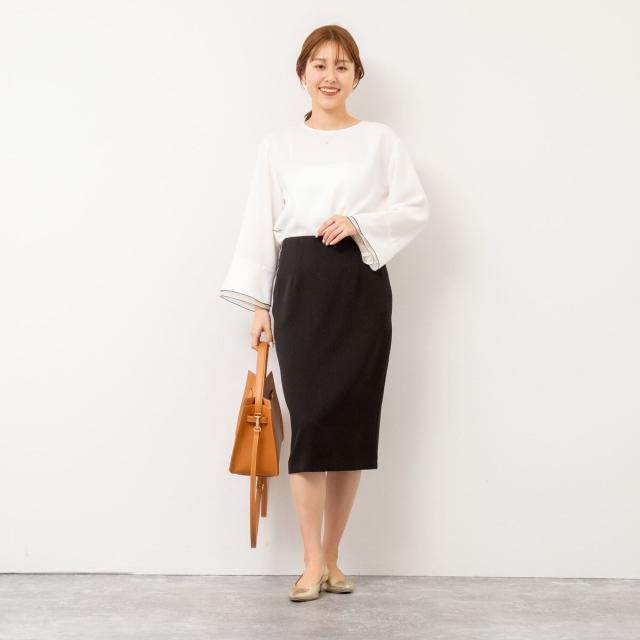 ノーリーズ（NOLLEY’S）/《セットアップ対応》ウォッシャブルツイルタイトスカート