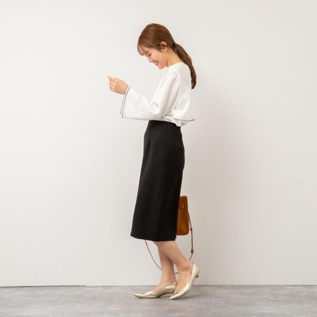 ノーリーズ（NOLLEY’S）/《セットアップ対応》ウォッシャブルツイルタイトスカート