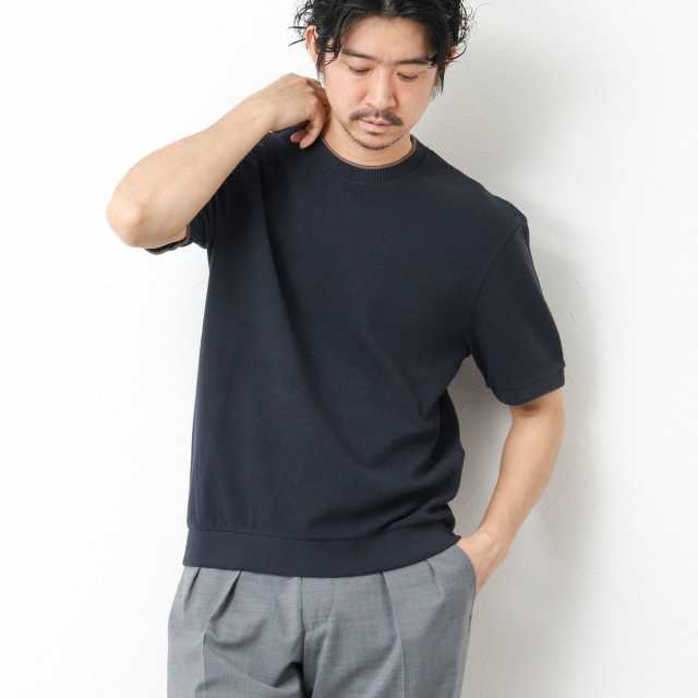 ノーリーズ（NOLLEY’S）/【HERNO/ヘルノ】配色半袖カットソー 25SS