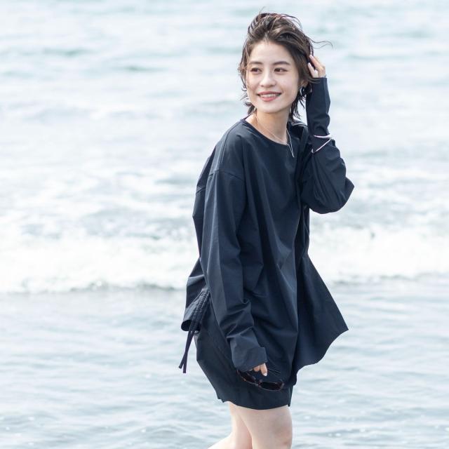 ノーリーズ（NOLLEY’S）/《高機能/セットアップ対応》ウォッシャブルラッシュガードボートネックシャツ