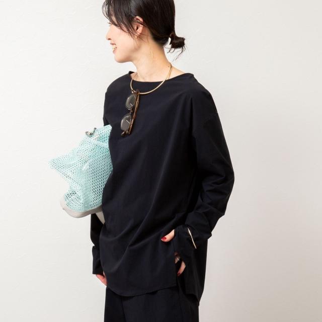 ノーリーズ（NOLLEY’S）/《高機能/セットアップ対応》ウォッシャブルラッシュガードボートネックシャツ