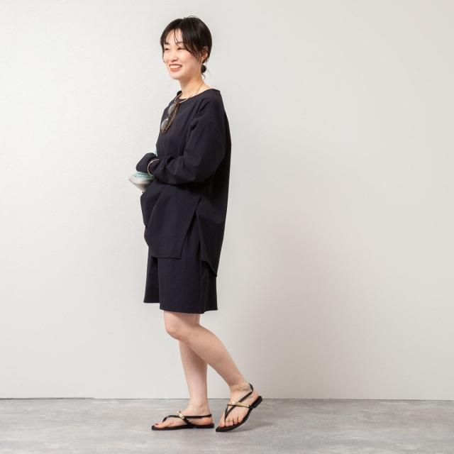 ノーリーズ（NOLLEY’S）/《高機能/セットアップ対応》ウォッシャブルラッシュガードボートネックシャツ