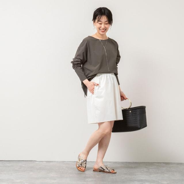 ノーリーズ（NOLLEY’S）/《高機能/セットアップ対応》ウォッシャブルラッシュガードボートネックシャツ