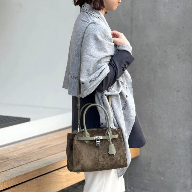 ノーリーズ（NOLLEY'S）/【SINBONO/シンボノ】 スエードコンビトート