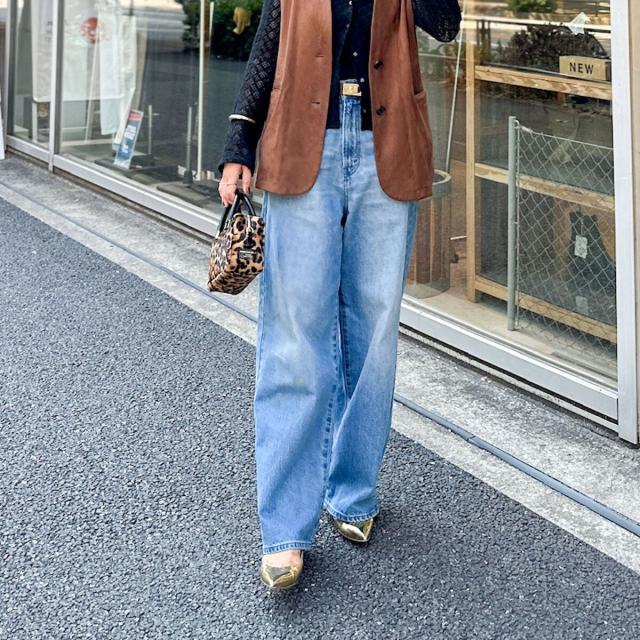 ノーリーズ（NOLLEY’S）/【RM denim】ソフトルーズストレートデニム