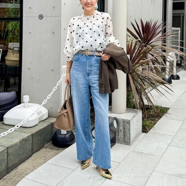 ノーリーズ（NOLLEY'S）/【RM denim】ソフトルーズストレートデニムの