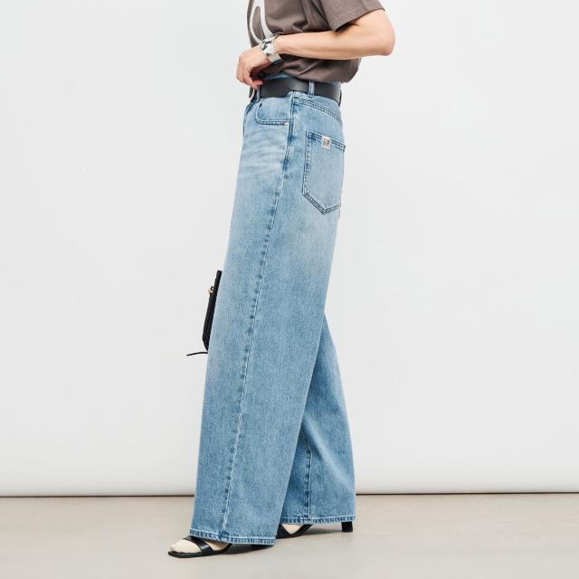 ノーリーズ（NOLLEY'S）/【RM denim】ソフトルーズストレートデニムの