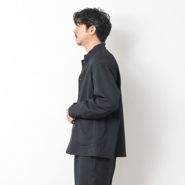 ノーリーズ（NOLLEY’S）/《セットアップ対応》LANATEC ウーステッドサージストレッチ マオカラーシャツブルゾン