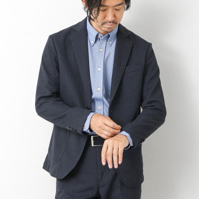 ノーリーズ（NOLLEY’S）/《ビジカジ/セットアップ対応》【尾州】先染めハニカムイージーJK 25AW