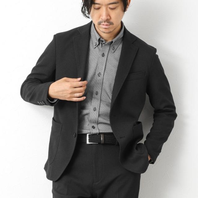 ノーリーズ（NOLLEY’S）/《ビジカジ/セットアップ対応》【尾州】先染めハニカムイージーJK 25AW