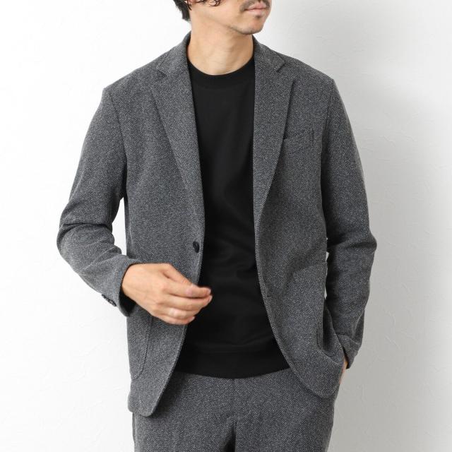 ノーリーズ（NOLLEY’S）/《ビジカジ/セットアップ対応》【尾州】先染めハニカムイージーJK 25AW