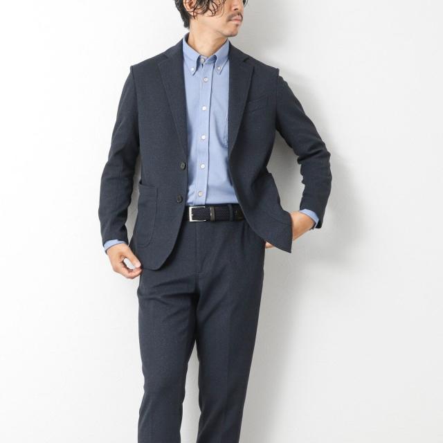 ノーリーズ（NOLLEY’S）/《ビジカジ/セットアップ対応》【尾州】先染めハニカムイージーJK 25AW