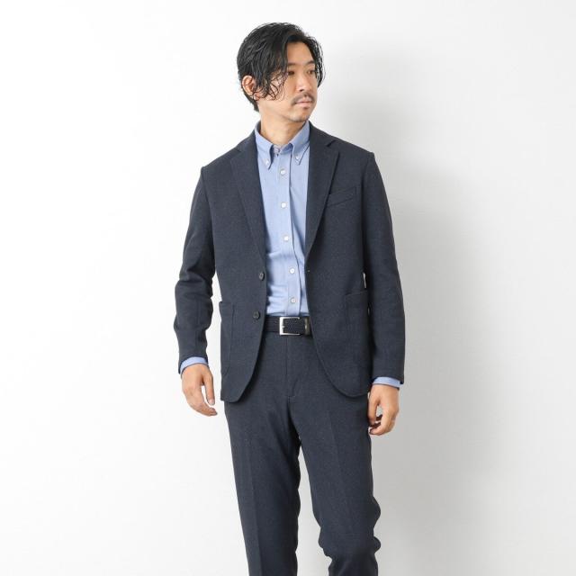 ノーリーズ（NOLLEY’S）/《ビジカジ/セットアップ対応》【尾州】先染めハニカムイージーJK 25AW