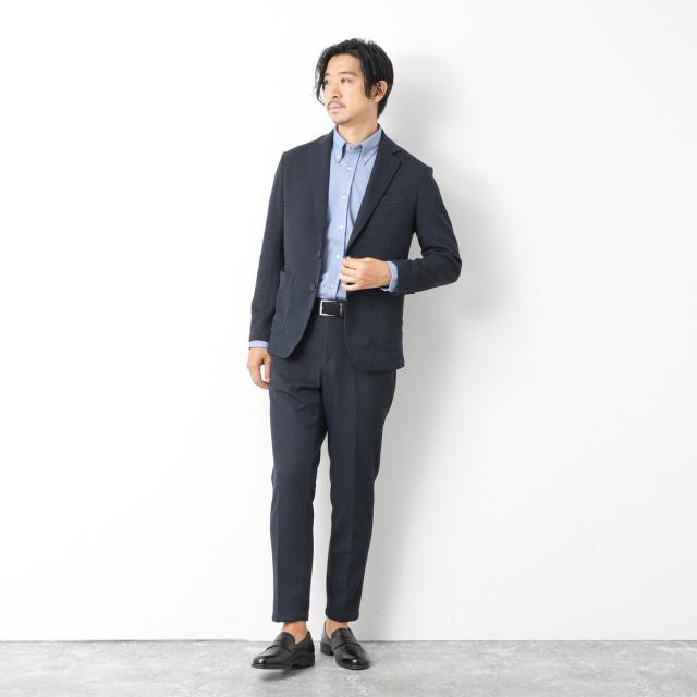 ノーリーズ（NOLLEY’S）/《ビジカジ/セットアップ対応》【尾州】先染めハニカムイージーJK 25AW