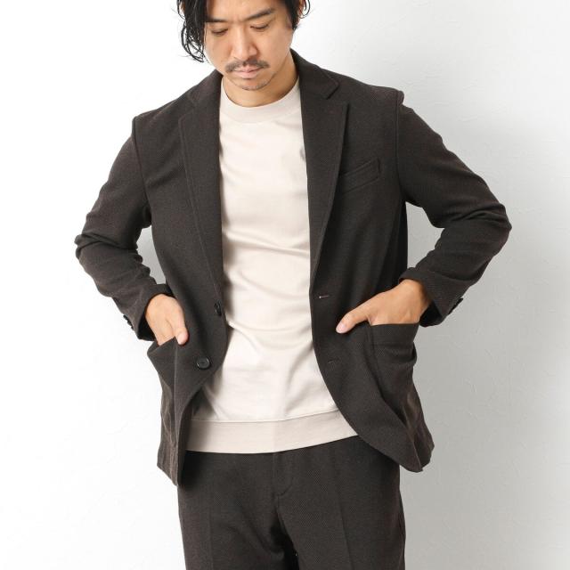 ノーリーズ（NOLLEY’S）/《ビジカジ/セットアップ対応》【尾州】先染めハニカムイージーJK 25AW