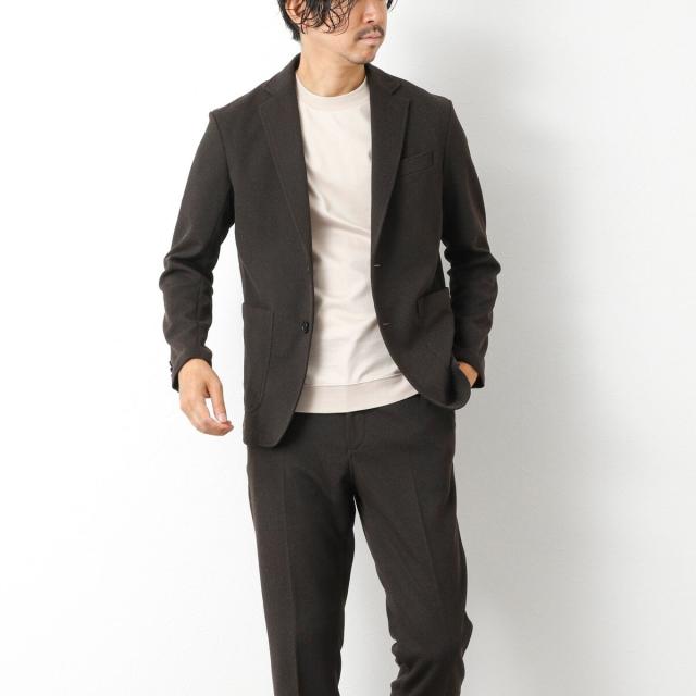 ノーリーズ（NOLLEY’S）/《ビジカジ/セットアップ対応》【尾州】先染めハニカムイージーJK 25AW